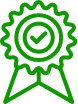 Black square icon with a checkmark in the center.