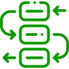 Icon with a spiral design in the center.